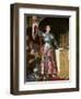 Joan of Arc (1412-31) at the Coronation of King Charles Vii (1403-61) 17th July 1429, 1854-Jean-Auguste-Dominique Ingres-Framed Giclee Print