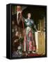 Joan of Arc (1412-31) at the Coronation of King Charles Vii (1403-61) 17th July 1429, 1854-Jean-Auguste-Dominique Ingres-Framed Stretched Canvas