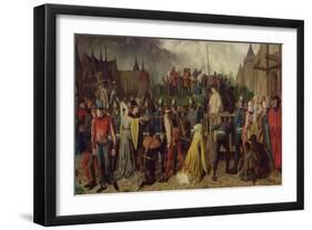 Joan of Arc (1412-31) Being Led to Her Death, 1867-Isidore Patrois-Framed Premium Giclee Print