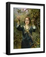 Joan of Arc, 15th Century French Patriot and Martyr, 1906-James Sant-Framed Giclee Print