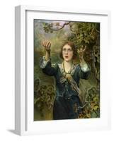 Joan of Arc, 15th Century French Patriot and Martyr, 1906-James Sant-Framed Giclee Print