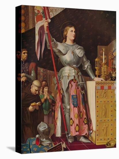 'Joan of Arc', 1854, (c1915)-Jean-Auguste-Dominique Ingres-Stretched Canvas