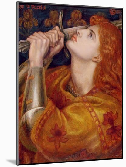 Joan of Arc, 1882-Dante Gabriel Rossetti-Mounted Giclee Print