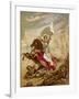 Joan of Arc an Idealised Representation, She Fulfils Merlin's Prophecy That a Virgin Will Come-null-Framed Photographic Print