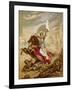 Joan of Arc an Idealised Representation, She Fulfils Merlin's Prophecy That a Virgin Will Come-null-Framed Photographic Print