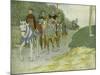 Joan of Arc and her entourage travelling to Chinon-Louis Maurice Boutet De Monvel-Mounted Giclee Print