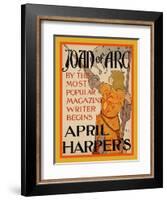 Joan of Arc, April Harper'S-Edward Penfield-Framed Art Print