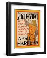 Joan of Arc, April Harper'S-Edward Penfield-Framed Art Print