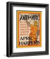 Joan of Arc, April Harper'S-Edward Penfield-Framed Art Print