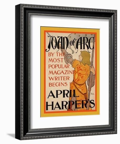 Joan of Arc, April Harper'S-Edward Penfield-Framed Art Print