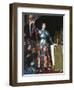 Joan of Arc at the Coronation of Charles VII in the Cathedral at Reims, 1429-Jean-Auguste-Dominique Ingres-Framed Giclee Print