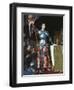 Joan of Arc at the Coronation of Charles VII in the Cathedral at Reims, 1429-Jean-Auguste-Dominique Ingres-Framed Giclee Print