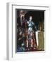 Joan of Arc at the Coronation of Charles VII in the Cathedral at Reims, 1429-Jean-Auguste-Dominique Ingres-Framed Giclee Print