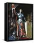 Joan of Arc at the Coronation of Charles VII in the Cathedral at Reims, 1429-Jean-Auguste-Dominique Ingres-Framed Stretched Canvas