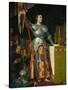Joan of Arc at the Coronation of King Charles VII at Reims Cathedral, July 1429-Jean-Auguste-Dominique Ingres-Stretched Canvas