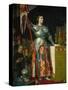 Joan of Arc at the Coronation of King Charles VII at Reims Cathedral, July 1429-Jean-Auguste-Dominique Ingres-Stretched Canvas