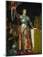 Joan of Arc at the Coronation of King Charles VII at Reims Cathedral, July 1429-Jean-Auguste-Dominique Ingres-Mounted Giclee Print