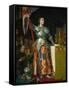 Joan of Arc at the Coronation of King Charles VII at Reims Cathedral, July 1429-Jean-Auguste-Dominique Ingres-Framed Stretched Canvas