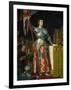 Joan of Arc at the Coronation of King Charles VII at Reims Cathedral, July 1429-Jean-Auguste-Dominique Ingres-Framed Giclee Print