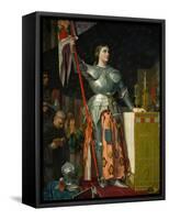 Joan of Arc at the Coronation of King Charles VII at Reims Cathedral, July 1429-Jean-Auguste-Dominique Ingres-Framed Stretched Canvas