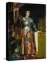 Joan of Arc at the Coronation of King Charles VII at Reims Cathedral, July 1429-Jean-Auguste-Dominique Ingres-Stretched Canvas