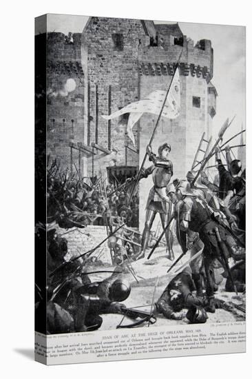 Joan of Arc at the Siege of Orleans-null-Stretched Canvas