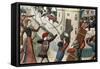 Joan of Arc at the Siege of Orleans-null-Framed Stretched Canvas