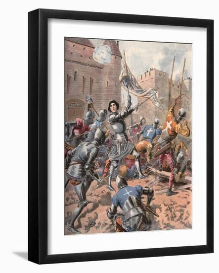 Joan of Arc at the Siege of Orleans-Frederic Lix-Framed Giclee Print