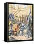 Joan of Arc at the Siege of Paris-Frederic Theodore Lix-Framed Stretched Canvas