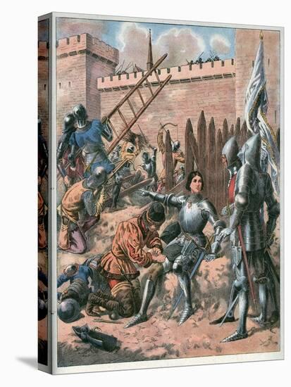 Joan of Arc at the Siege of Paris-Frederic Lix-Stretched Canvas