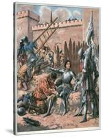 Joan of Arc at the Siege of Paris-Frederic Lix-Stretched Canvas