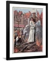 Joan of Arc at the Stake, 1430-Frederic Lix-Framed Giclee Print