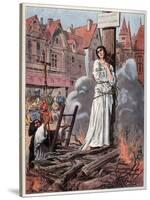 Joan of Arc at the Stake, 1430-Frederic Lix-Stretched Canvas