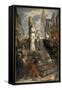 Joan of Arc at the Stake in Rouen-null-Framed Stretched Canvas