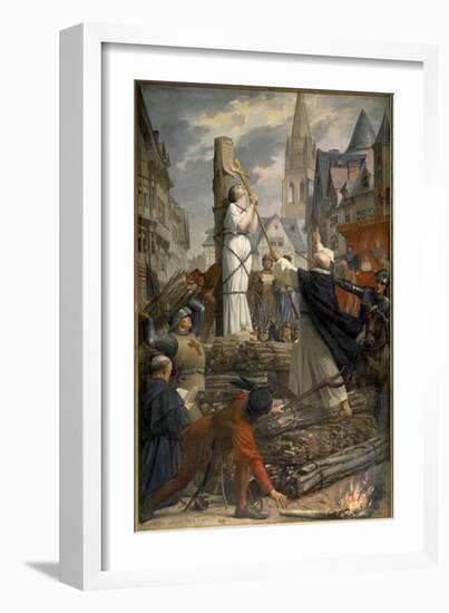 Joan of Arc at the Stake in Rouen-null-Framed Giclee Print