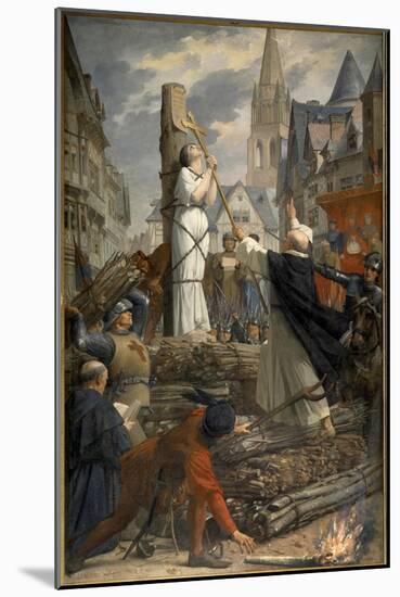Joan of Arc at the Stake in Rouen-null-Mounted Giclee Print