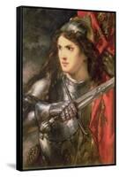 Joan of Arc (C.1412-31)-Sir John Gilbert-Framed Stretched Canvas