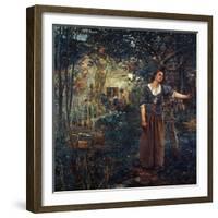 Joan Of Arc (C1412-1431)-Jules Bastien-Lepage-Framed Giclee Print