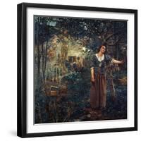 Joan Of Arc (C1412-1431)-Jules Bastien-Lepage-Framed Giclee Print