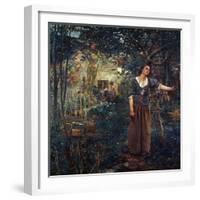 Joan Of Arc (C1412-1431)-Jules Bastien-Lepage-Framed Giclee Print