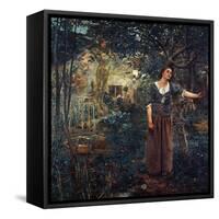 Joan Of Arc (C1412-1431)-Jules Bastien-Lepage-Framed Stretched Canvas