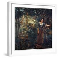 Joan Of Arc (C1412-1431)-Jules Bastien-Lepage-Framed Giclee Print