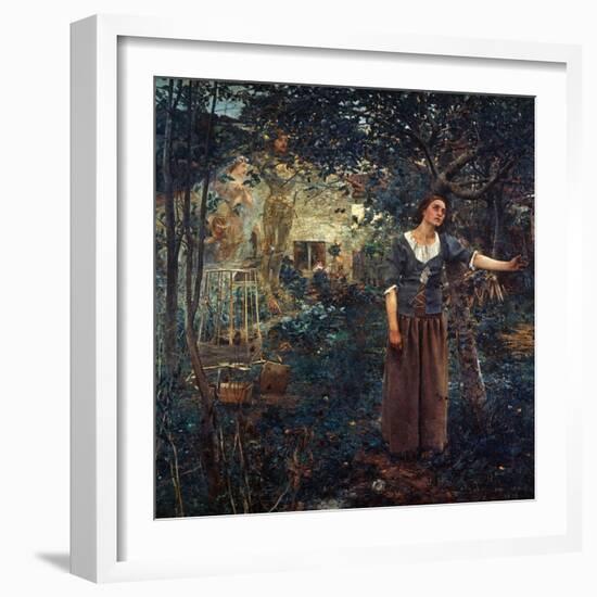 Joan Of Arc (C1412-1431)-Jules Bastien-Lepage-Framed Giclee Print