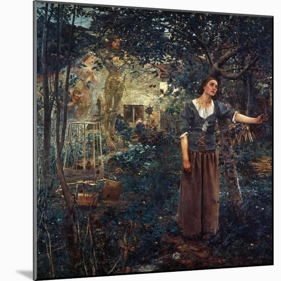 Joan Of Arc (C1412-1431)-Jules Bastien-Lepage-Mounted Giclee Print