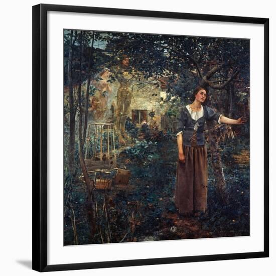 Joan Of Arc (C1412-1431)-Jules Bastien-Lepage-Framed Premium Giclee Print