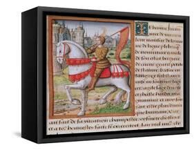 Joan of Arc (circa 1412-31) circa 1505-null-Framed Stretched Canvas