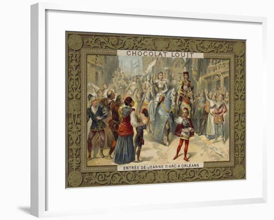 Joan of Arc Entering Orleans, 1429-null-Framed Giclee Print