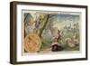 Joan of Arc Hearing Voices-null-Framed Giclee Print