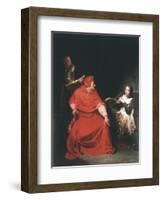 Joan of Arc in Prison, 1825-Paul Delaroche-Framed Giclee Print