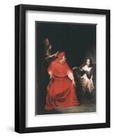 Joan of Arc in Prison, 1825-Paul Delaroche-Framed Giclee Print